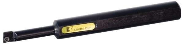 Kennametal - 13mm Min Bore Diam, 125mm OAL, 10mm Shank Diam, A-SCFP Indexable Boring Bar - CP.. Insert, Screw Holding Method - Americas Industrial Supply