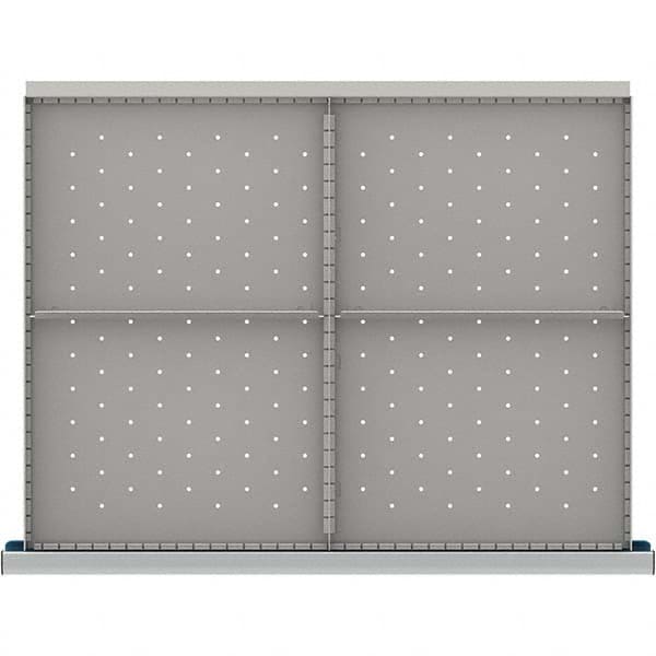 LISTA - 4-Compartment Drawer Divider Layout for 3.15" High Drawers - Americas Industrial Supply
