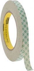 3M - 1/2" x 36 Yd Rubber Adhesive Double Sided Tape - Americas Industrial Supply