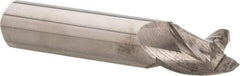 Accupro - 3/4", 1" LOC, 3/4" Shank Diam, 4" OAL, 3 Flute, Solid Carbide Square End Mill - Single End, Uncoated, Spiral Flute, 37° Helix, Centercutting, Right Hand Cut, Right Hand Flute - Americas Industrial Supply
