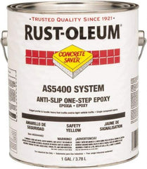 Rust-Oleum - 1 Gal Can Gloss Safety Yellow Antislip Epoxy - 50 Sq Ft/Gal Coverage, <340 g/L VOC Content - Americas Industrial Supply