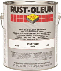 Rust-Oleum - 1 Gal Can Gloss Black Antislip Epoxy - 50 Sq Ft/Gal Coverage, <340 g/L VOC Content - Americas Industrial Supply