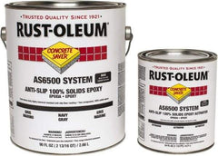 Rust-Oleum - 1 Gal Kit Gloss Navy Gray Antislip Epoxy - 25 to 35 Sq Ft/Gal Coverage, <50 g/L VOC Content - Americas Industrial Supply