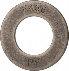 Value Collection - 1-1/2" Screw, Grade SAE 1035-1050 Steel Structural Flat Washer - 1-5/8" ID x 3" OD, Plain Finish - Americas Industrial Supply