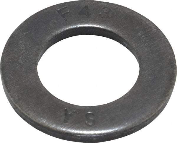 Value Collection - 3/4" Screw, Grade SAE 1035-1050 Steel Structural Flat Washer - 13/16" ID x 1-15/32" OD, Plain Finish - Americas Industrial Supply