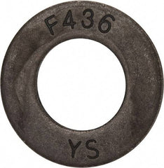 Value Collection - 7/8" Screw, Grade SAE 1035-1050 Steel Structural Flat Washer - 15/16" ID x 1-3/4" OD, Plain Finish - Americas Industrial Supply