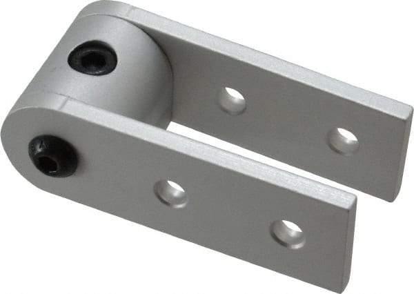 80/20 Inc. - 3" High, Open Shelving 90° 3" Arm Pivot - Aluminum, Use with Series 10 & Bolt Kit 3393 - Americas Industrial Supply