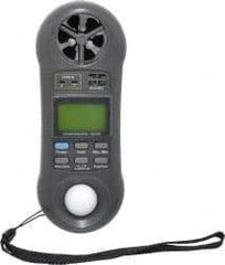 General - 0.4 to 30 m/Sec Air Anemometer, Hygrometer, Thermometer and Light Meter - 1300°F Max - Americas Industrial Supply