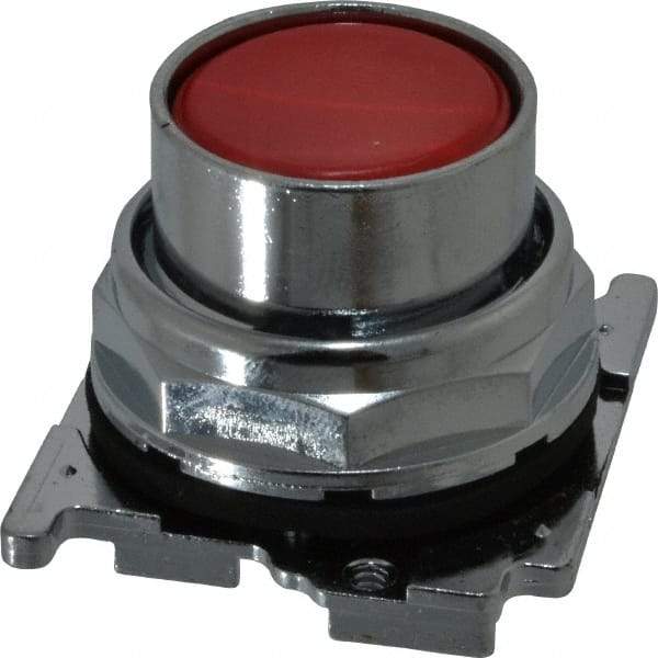 Eaton Cutler-Hammer - Flush Pushbutton Switch Operator - Red, Round Button, Nonilluminated - Americas Industrial Supply