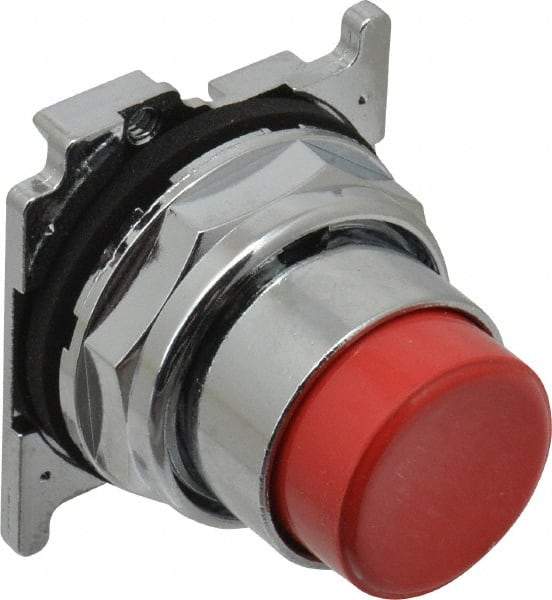 Eaton Cutler-Hammer - Extended Straight Pushbutton Switch Operator - Red, Round Button, Nonilluminated - Americas Industrial Supply