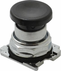 Eaton Cutler-Hammer - Extended Mushroom Head Pushbutton Switch Operator - Black, Round Button, Nonilluminated - Americas Industrial Supply