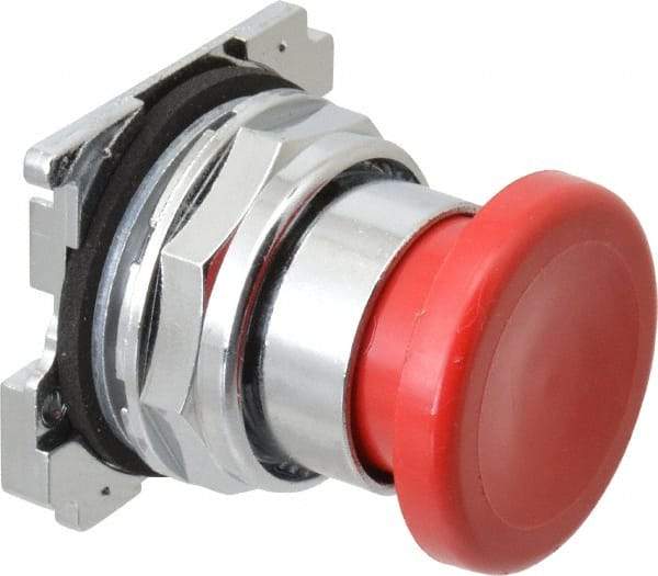 Eaton Cutler-Hammer - Extended Mushroom Head Pushbutton Switch Operator - Red, Round Button, Nonilluminated - Americas Industrial Supply