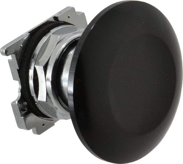 Eaton Cutler-Hammer - Extended Jumbo Mushroom Head Pushbutton Switch Operator - Black, Round Button, Nonilluminated - Americas Industrial Supply