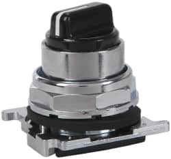 Eaton Cutler-Hammer - 30-1/2mm Mount Hole, 4 Position, Knob Operated, Selector Switch with Cam and Cap - Black, Maintained (MA) - Americas Industrial Supply