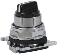 Eaton Cutler-Hammer - 30-1/2mm Mount Hole, 4 Position, Knob Operated, Selector Switch with Cam and Cap - Black, Maintained (MA) - Americas Industrial Supply