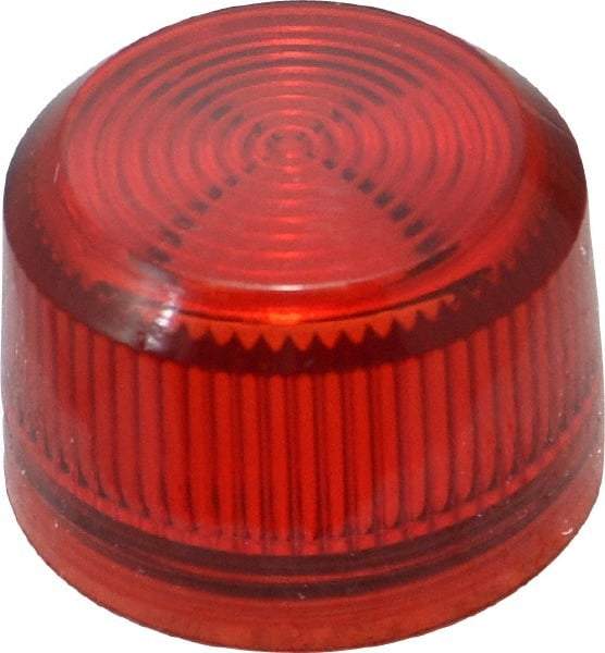 Eaton Cutler-Hammer - Round Pilot and Indicator Light Lens - Red - Americas Industrial Supply