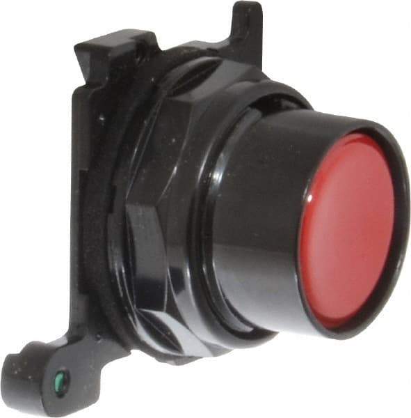 Eaton Cutler-Hammer - Flush Pushbutton Switch Operator - Red, Round Button, Nonilluminated - Americas Industrial Supply