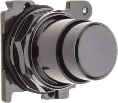 Eaton Cutler-Hammer - Extended Straight Pushbutton Switch Operator - Black, Round Button, Nonilluminated - Americas Industrial Supply