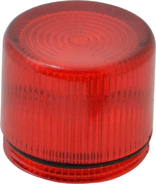 Eaton Cutler-Hammer - Round Pilot and Indicator Light Lens - Red - Americas Industrial Supply