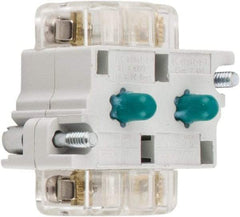 Eaton Cutler-Hammer - 2NO, 0.5 Amp, Electrical Switch Contact Block - 120 VAC/VDC, Pressure Terminal, 30-1/2mm Hole, For Use with E34 Operators, Standard 10250T - Americas Industrial Supply