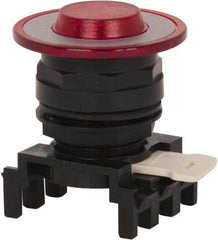 Eaton Cutler-Hammer - Pushbutton Switch Lens - Red, Round Button, Illuminated - Americas Industrial Supply