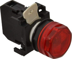 Eaton Cutler-Hammer - 120 VAC/VDC Red Lens Incandescent Indicating Light - Round Lens - Americas Industrial Supply