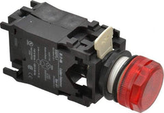 Eaton Cutler-Hammer - 120 VAC/VDC Red Lens Incandescent Indicating Light - Round Lens - Americas Industrial Supply