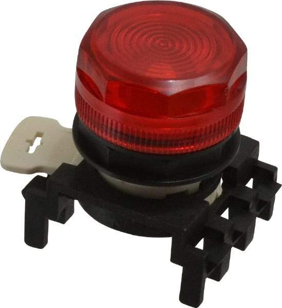 Eaton Cutler-Hammer - Round Pilot and Indicator Light Lens - Red, 25mm Lens Diameter - Americas Industrial Supply