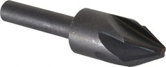 Keo - 1/2" Head Diam, 1/4" Shank Diam, 6 Flute 60° High Speed Steel Countersink - Americas Industrial Supply