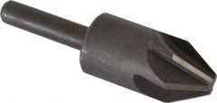Keo - 5/8" Head Diam, 1/4" Shank Diam, 6 Flute 60° High Speed Steel Countersink - Americas Industrial Supply