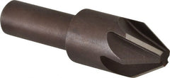 Keo - 3/4" Head Diam, 1/2" Shank Diam, 6 Flute 60° High Speed Steel Countersink - Americas Industrial Supply