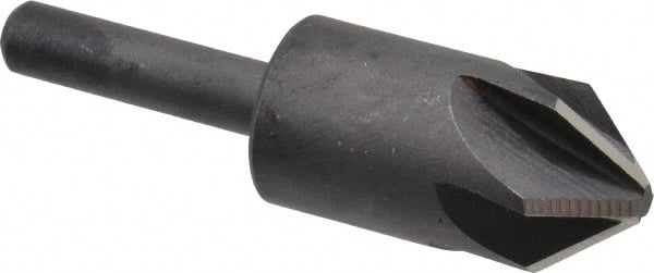 Keo - 5/8" Head Diam, 1/4" Shank Diam, 6 Flute 82° High Speed Steel Countersink - Americas Industrial Supply