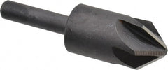 Keo - 5/8" Head Diam, 1/4" Shank Diam, 6 Flute 82° High Speed Steel Countersink - Americas Industrial Supply