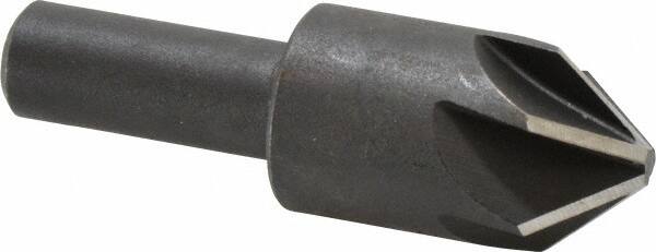 Keo - 7/8" Head Diam, 1/2" Shank Diam, 6 Flute 82° High Speed Steel Countersink - Americas Industrial Supply