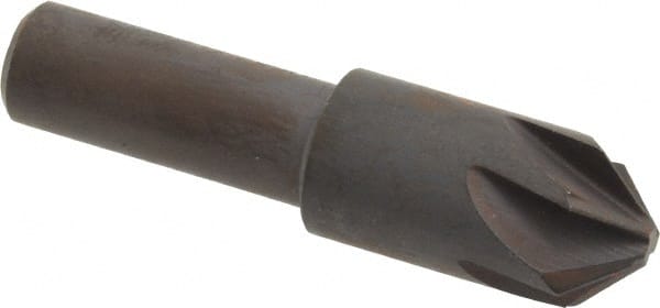 Keo - 1/2" Head Diam, 3/8" Shank Diam, 6 Flute 90° High Speed Steel Countersink - Americas Industrial Supply