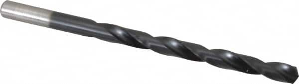 Chicago-Latrobe - Letter D 135° High Speed Steel Jobber Drill - TiAlN Finish, Right Hand Cut, Spiral Flute, Straight Shank, 4" OAL, Split Point - Americas Industrial Supply