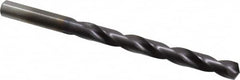 Chicago-Latrobe - Letter O 135° High Speed Steel Jobber Drill - TiAlN Finish, Right Hand Cut, Spiral Flute, Straight Shank, 4-1/2" OAL, Split Point - Americas Industrial Supply