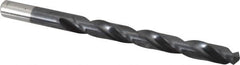 Chicago-Latrobe - Letter Q 135° High Speed Steel Jobber Drill - TiAlN Finish, Right Hand Cut, Spiral Flute, Straight Shank, 4-3/4" OAL, Split Point - Americas Industrial Supply