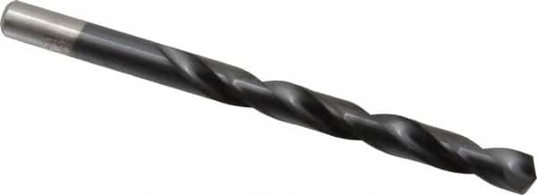 Chicago-Latrobe - Letter S 135° High Speed Steel Jobber Drill - TiAlN Finish, Right Hand Cut, Spiral Flute, Straight Shank, 4-7/8" OAL, Split Point - Americas Industrial Supply
