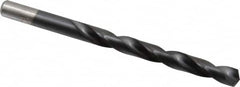 Chicago-Latrobe - Letter S 135° High Speed Steel Jobber Drill - TiAlN Finish, Right Hand Cut, Spiral Flute, Straight Shank, 4-7/8" OAL, Split Point - Americas Industrial Supply