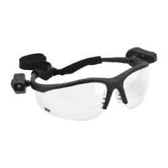 3M - +2.5, Clear Lenses, Anti-Fog, Framed Magnifying Safety Glasses - UV Protection, Adjustable Temples, Gray Plastic Frame, ANSI Z87.1-2010 - Americas Industrial Supply