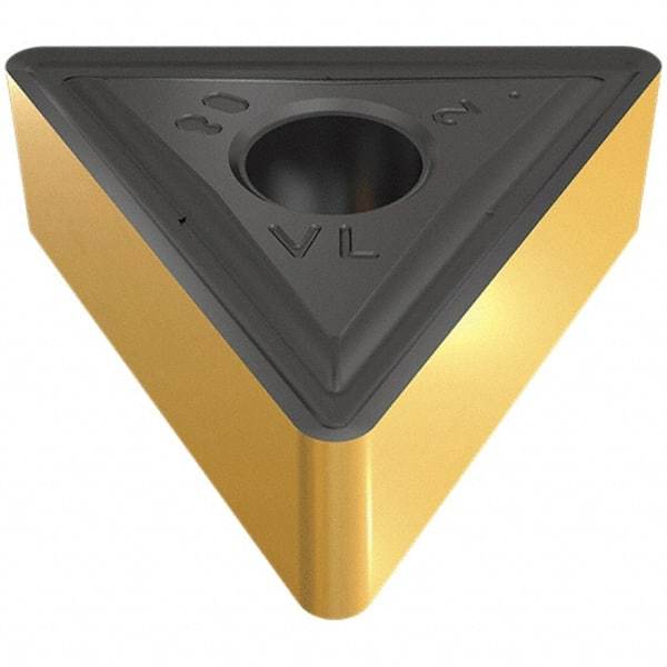 Iscar - TNMG332 VL Grade IC907 Carbide Turning Insert - TiAlN Finish, 60° Triangle, 3/8" Inscr Circle, 3/16" Thick, 1/32" Corner Radius - Americas Industrial Supply