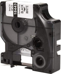 Dymo - 216" Long, White Vinyl Tape - For Rhino 3000, RHINO 4200, 5000, 5200, 6000, 6500 - Americas Industrial Supply