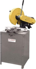 Kalamazoo - 14" Blade Diam, 1" Arbor Hole, Miter Chop & Cutoff Saw - 1,300 RPM, 5 hp, 220/440 Volts, 3 Phase - Americas Industrial Supply