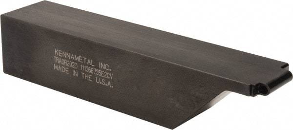 Kennametal - TRAO, Right Hand Cut, 1-1/4" Shank Height x 1-1/4" Shank Width, Neutral Rake Indexable Turning Toolholder - 6" OAL, RC..23 Insert Compatibility, Series K-Lock - Americas Industrial Supply