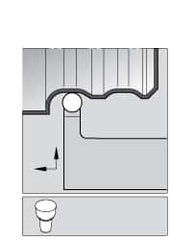 Kennametal - TRHO, Right Hand Cut, 1" Shank Height x 1" Shank Width, Neutral Rake Indexable Turning Toolholder - 6" OAL, RC..152 Insert Compatibility, Series K-Lock - Americas Industrial Supply