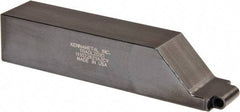 Kennametal - TRAO, Left Hand Cut, 1-1/4" Shank Height x 1-1/4" Shank Width, Neutral Rake Indexable Turning Toolholder - 6" OAL, RC..35 Insert Compatibility, Series K-Lock - Americas Industrial Supply