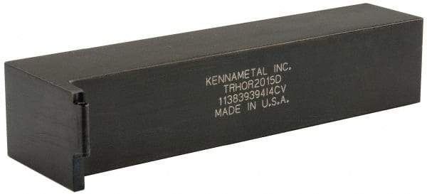 Kennametal - TRHO, Right Hand Cut, 1-1/4" Shank Height x 1-1/4" Shank Width, Neutral Rake Indexable Turning Toolholder - 6" OAL, RC..152 Insert Compatibility, Series K-Lock - Americas Industrial Supply