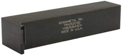 Kennametal - TRHO, Right Hand Cut, 1-1/4" Shank Height x 1-1/4" Shank Width, Neutral Rake Indexable Turning Toolholder - 6" OAL, RC..152 Insert Compatibility, Series K-Lock - Americas Industrial Supply