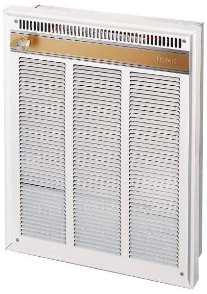 Marley - 277, 240 Volt, 4,000, 3,000 Watt, 100 CFM, 13,650 Max BTU, Commercial Wall Heater - 14-5/16 Wide x 3-7/8 Deep x 18-1/4 High - Americas Industrial Supply